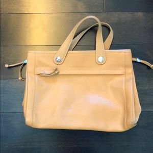 Longchamp leather tote